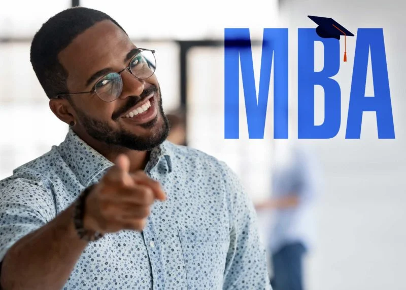 What is an MBA in HR? male student smiling